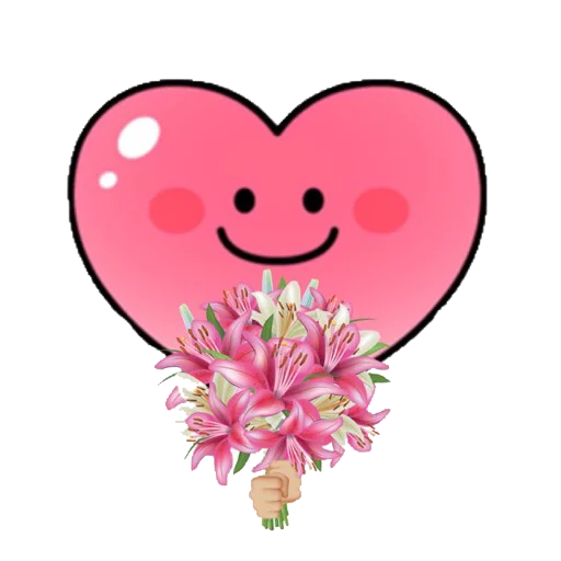 Sticker from the "Spring & Easter Heartfaces" sticker pack