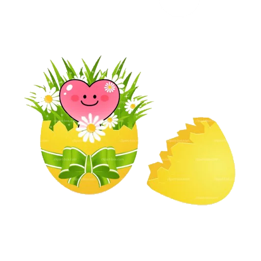 Sticker from the "Spring & Easter Heartfaces" sticker pack