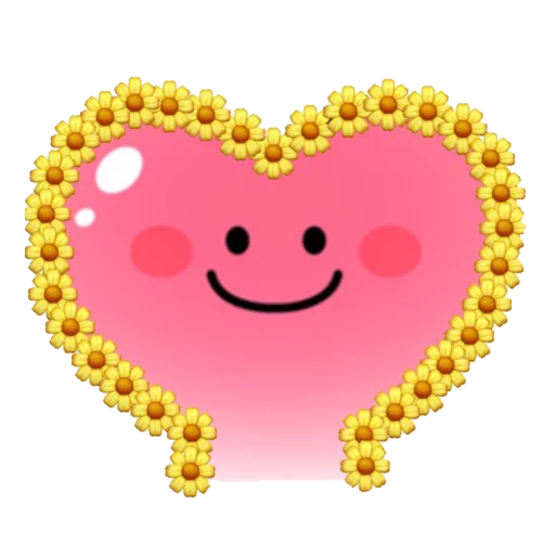 Sticker from the "Spring & Easter Heartfaces" sticker pack