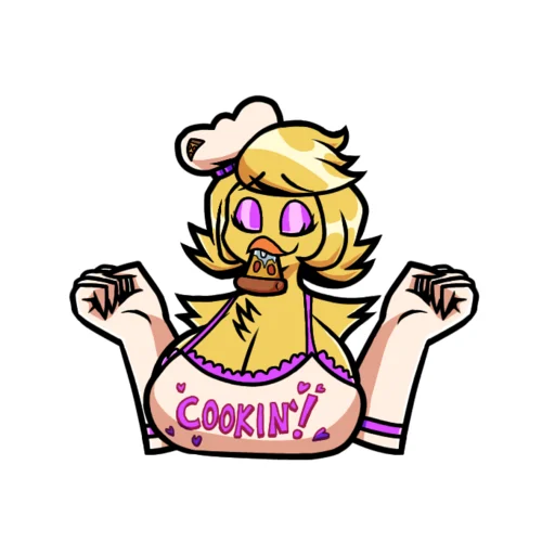 Sticker from the "Fap night's at Frennis" sticker pack