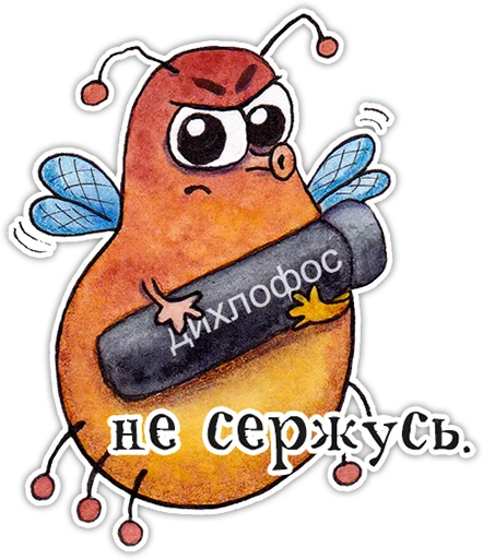 Sticker Мистер Букашик