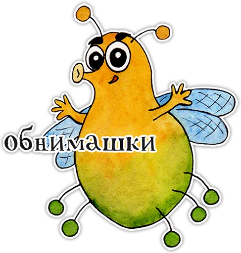 Sticker Мистер Букашик