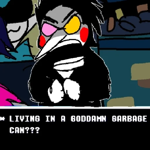 Sticker from the "spamton [deltarune]" sticker pack