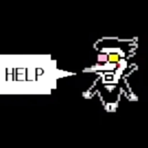 Sticker from the "spamton [deltarune]" sticker pack