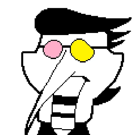 Sticker from the "spamton [deltarune]" sticker pack