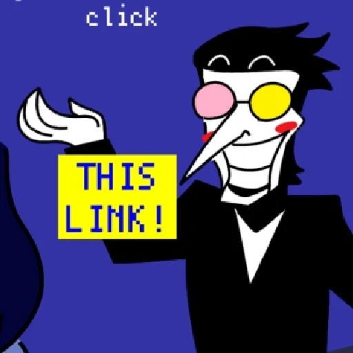 Sticker from the "spamton [deltarune]" sticker pack