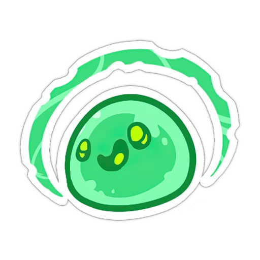 Sticker from the "Slime Rancher" sticker pack