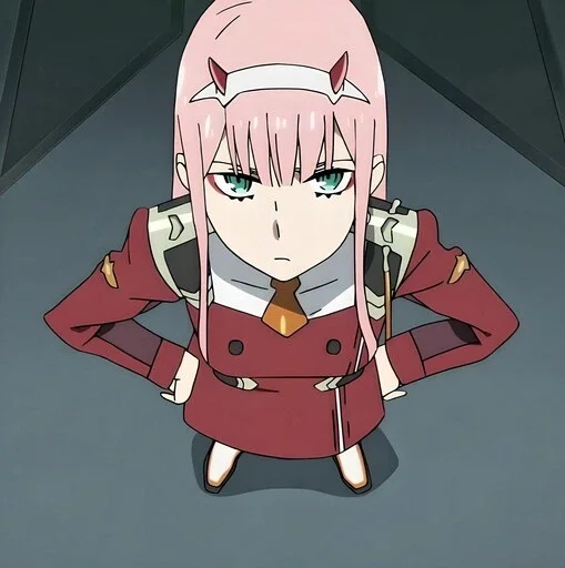 Sticker from the "Darling in the Franxx" sticker pack