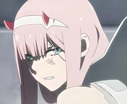 Sticker from the "Darling in the Franxx" sticker pack