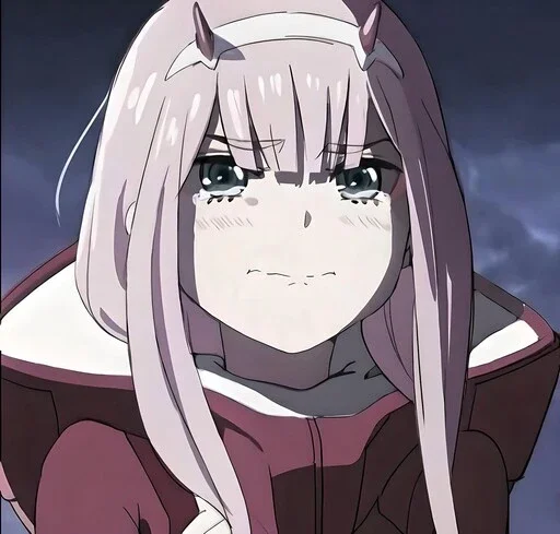 Sticker from the "Darling in the Franxx" sticker pack