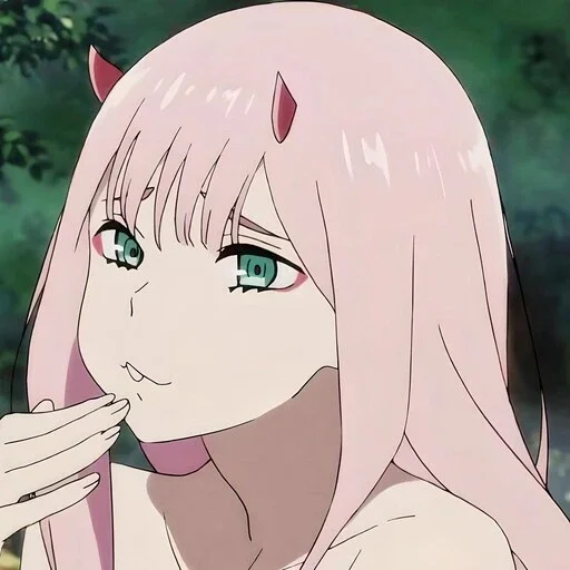 Sticker from the "Darling in the Franxx" sticker pack