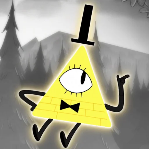 Стикер из набора "Bill Cipher | Gravity Falls"