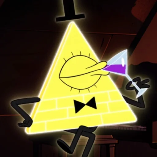 Sticker from the "Bill Cipher | Gravity Falls" sticker pack