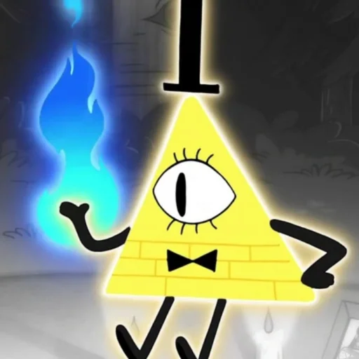 Sticker from the "Bill Cipher | Gravity Falls" sticker pack