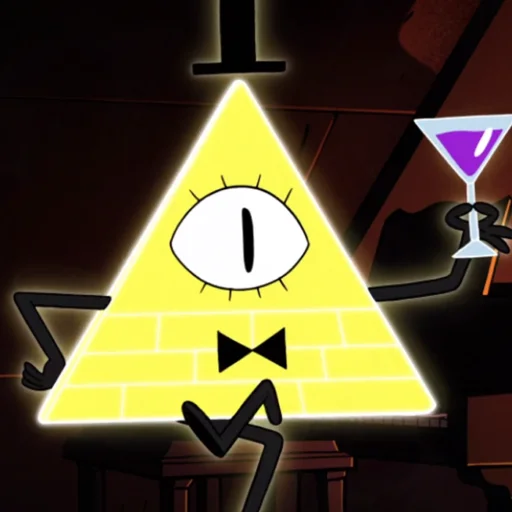 Sticker Bill Cipher | Gravity Falls