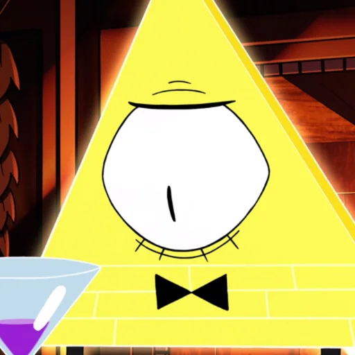 Sticker from the "Bill Cipher | Gravity Falls" sticker pack