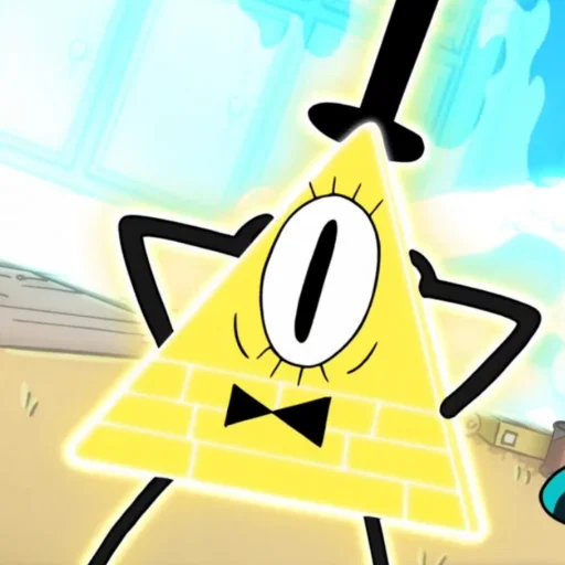 Sticker from the "Bill Cipher | Gravity Falls" sticker pack