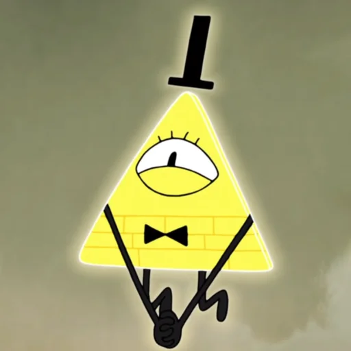 Sticker from the "Bill Cipher | Gravity Falls" sticker pack