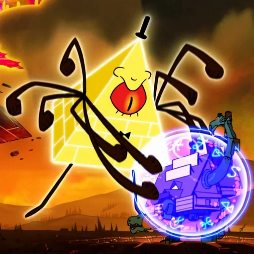 Sticker Bill Cipher | Gravity Falls