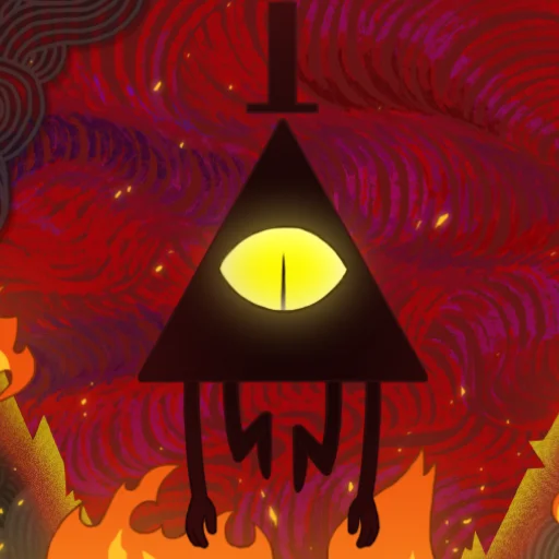 Sticker from the "Bill Cipher | Gravity Falls" sticker pack