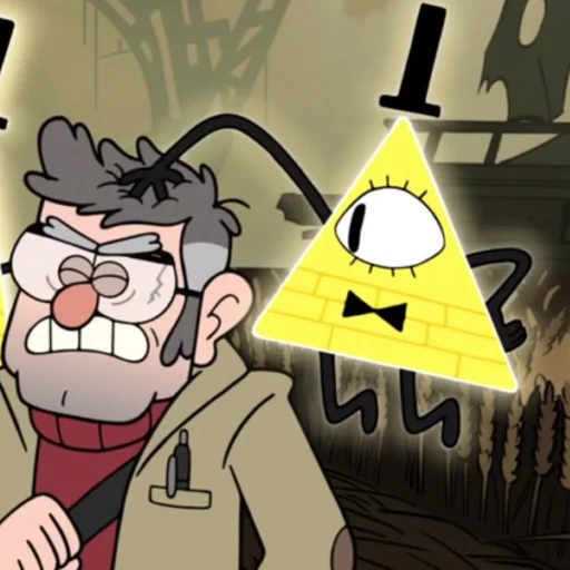 Стикер из набора "Bill Cipher | Gravity Falls"