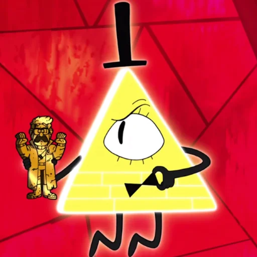 Стикер из набора "Bill Cipher | Gravity Falls"