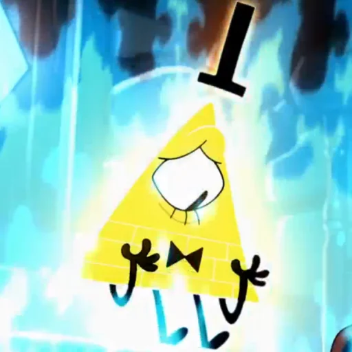 Sticker from the "Bill Cipher | Gravity Falls" sticker pack