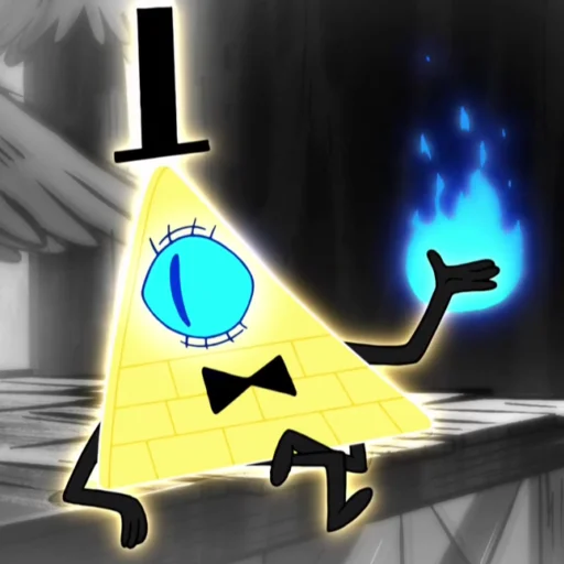 Стикер из набора "Bill Cipher | Gravity Falls"