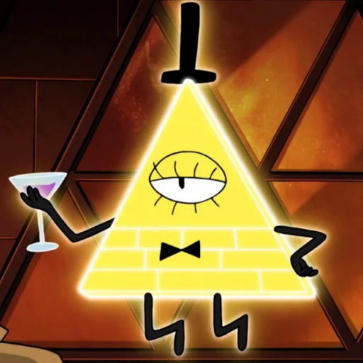 Sticker Bill Cipher | Gravity Falls