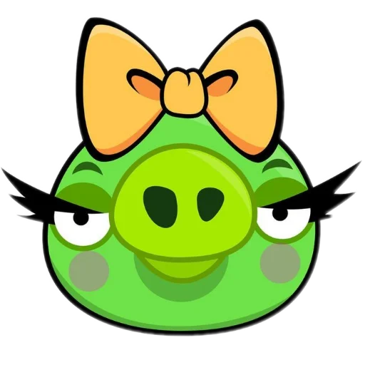 Sticker from the "Angry Birds" sticker pack