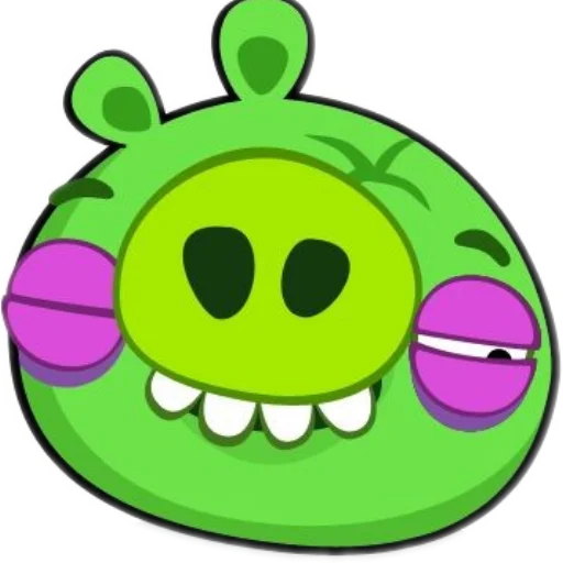 Sticker from the "Angry Birds" sticker pack