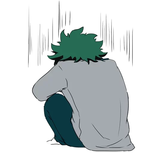 Sticker from the "Midoriya" sticker pack