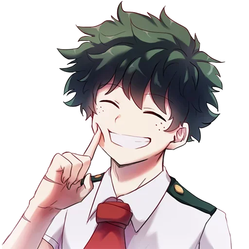 Sticker from the "Midoriya" sticker pack