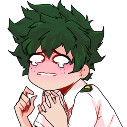 Sticker from the "Midoriya" sticker pack