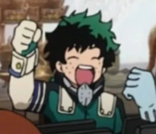 Sticker from the "Midoriya" sticker pack