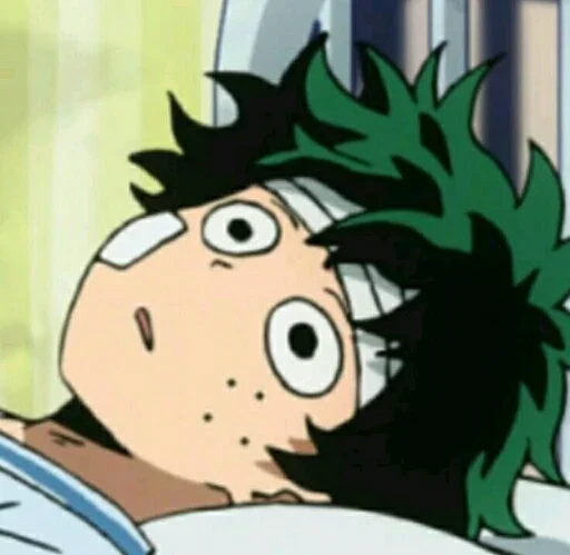 Sticker from the "Midoriya" sticker pack