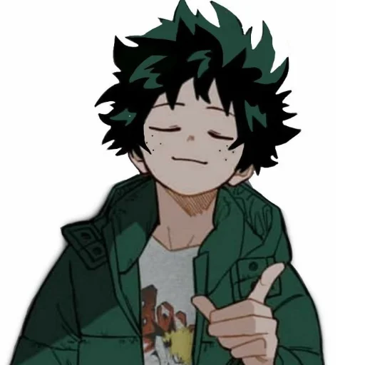 Sticker from the "Midoriya" sticker pack