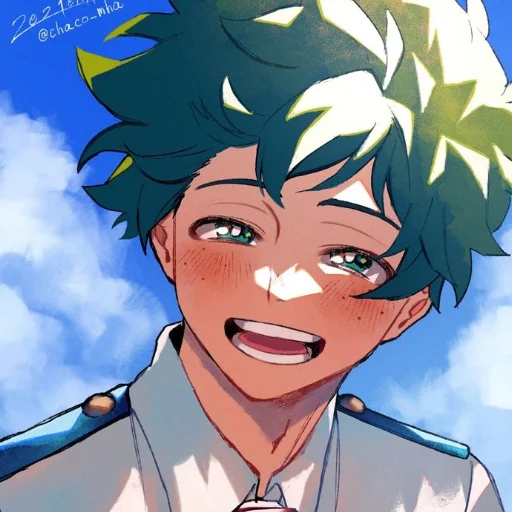 Sticker from the "Midoriya" sticker pack