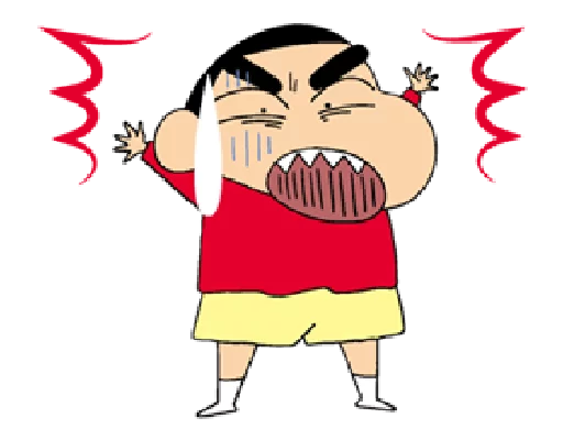 Sticker from the "Shin Chan" sticker pack