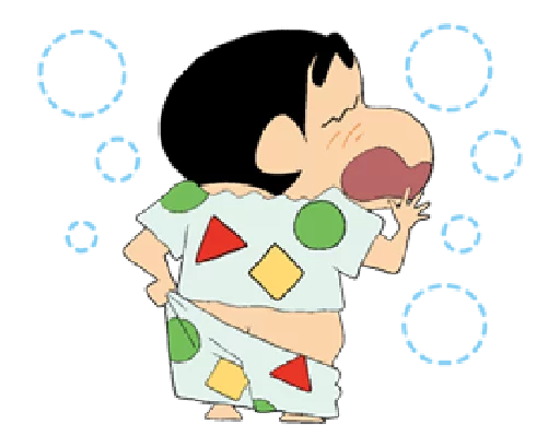 Sticker from the "Shin Chan" sticker pack