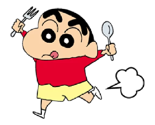 Sticker from the "Shin Chan" sticker pack