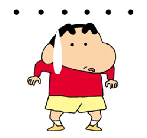 Sticker from the "Shin Chan" sticker pack