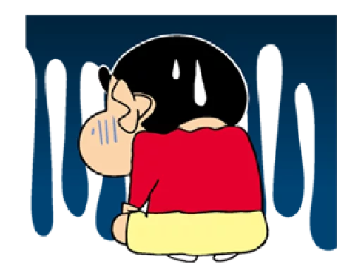 Sticker from the "Shin Chan" sticker pack