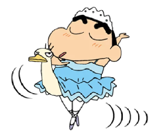 Sticker from the "Shin Chan" sticker pack