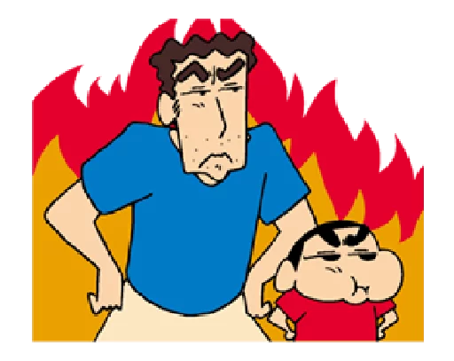 Sticker from the "Shin Chan" sticker pack