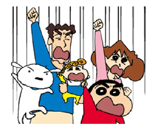 Sticker from the "Shin Chan" sticker pack