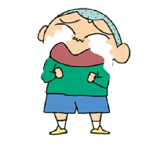 Sticker from the "Shin Chan" sticker pack