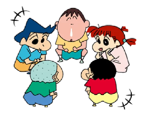 Sticker from the "Shin Chan" sticker pack