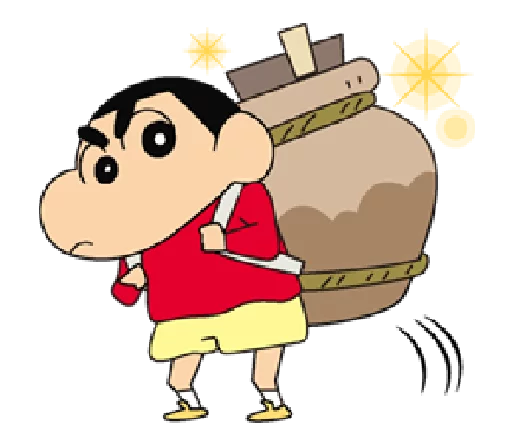 Sticker from the "Shin Chan" sticker pack