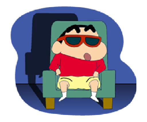 Sticker from the "Shin Chan" sticker pack